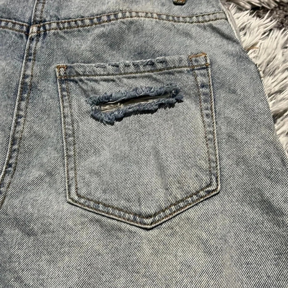 WE the free denim skirt size 25 - Picture 11 of 14